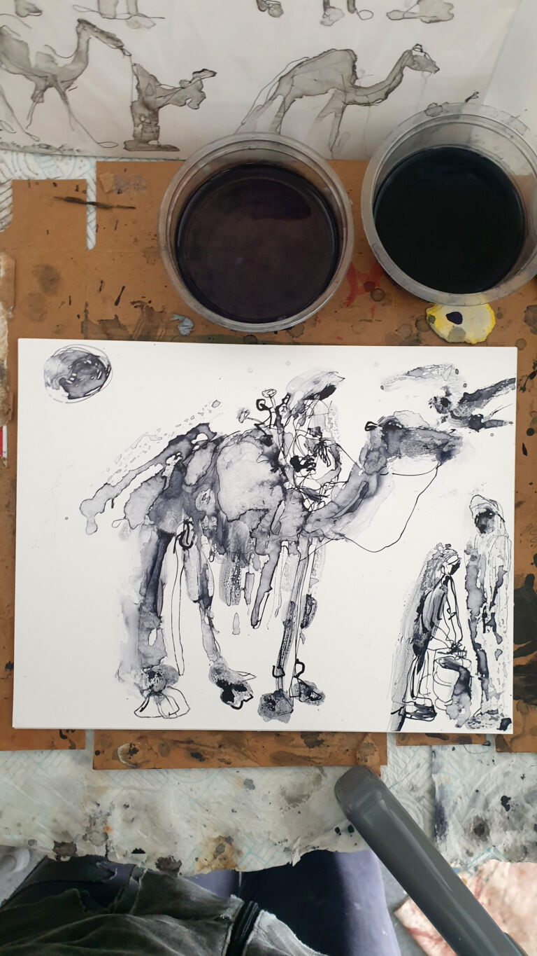 Spring 2026: Pen and ink washes on A4 300gsm paper