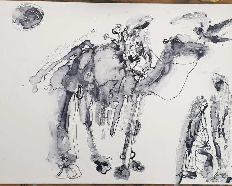 Spring 2026: Pen and ink washes on A4 300gsm paper