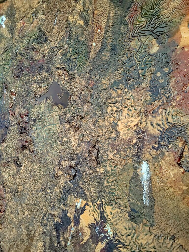 Summer paintings 2026: July. Mixed media on canvas.