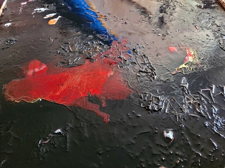Shifts in Time: Summer 2026. Installation view. Mixed media on canvas. Shifts in Time: Summer 2026. Installation view. Mixed media on canvas.