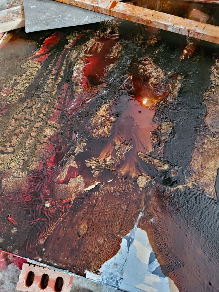 Summer paintings 2026: June. Mixed media on canvas.