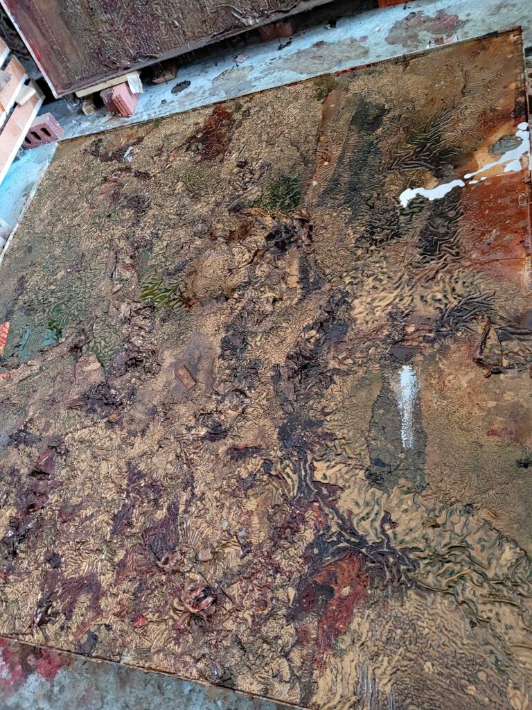 Summer paintings 2026: July. Mixed media on canvas. Summer paintings 2026: July. Mixed media on canvas.