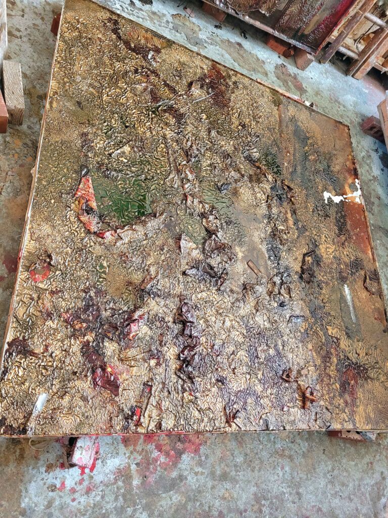 Summer paintings 2026: July. Mixed media on canvas. Summer paintings 2026: July. Mixed media on canvas.