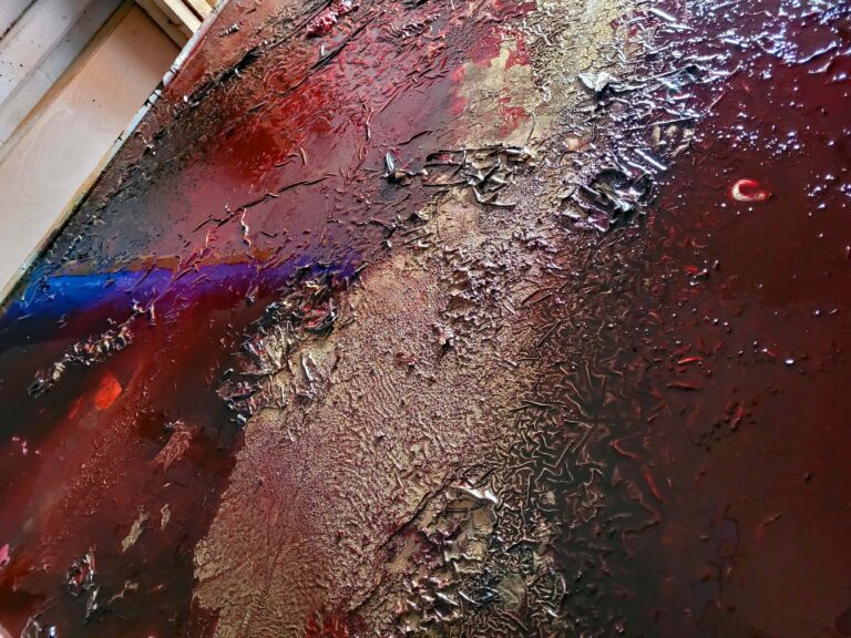 Summer paintings 2026: July. Mixed media on canvas. Summer paintings 2026: July. Mixed media on canvas.