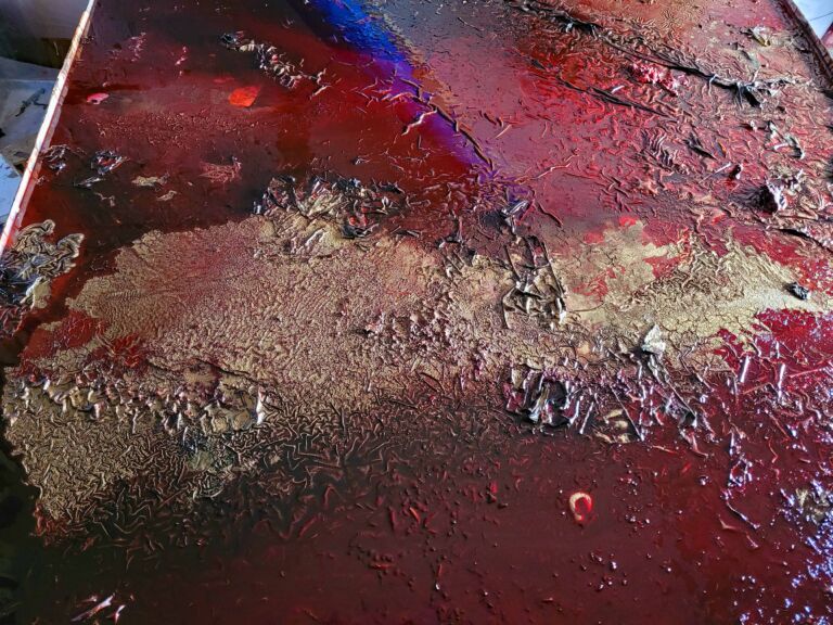 Summer paintings 2026: July. Mixed media on canvas. Summer paintings 2026: July. Mixed media on canvas.