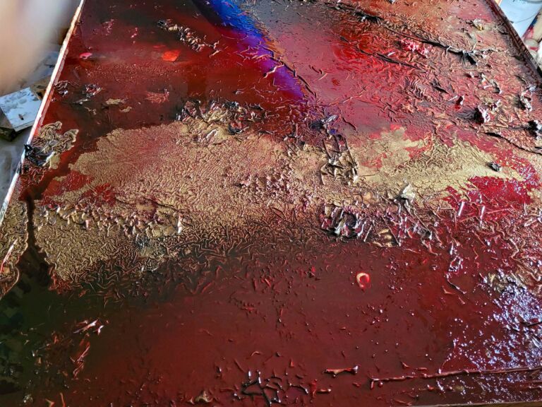 Summer paintings 2026: July. Mixed media on canvas. Summer paintings 2026: July. Mixed media on canvas.