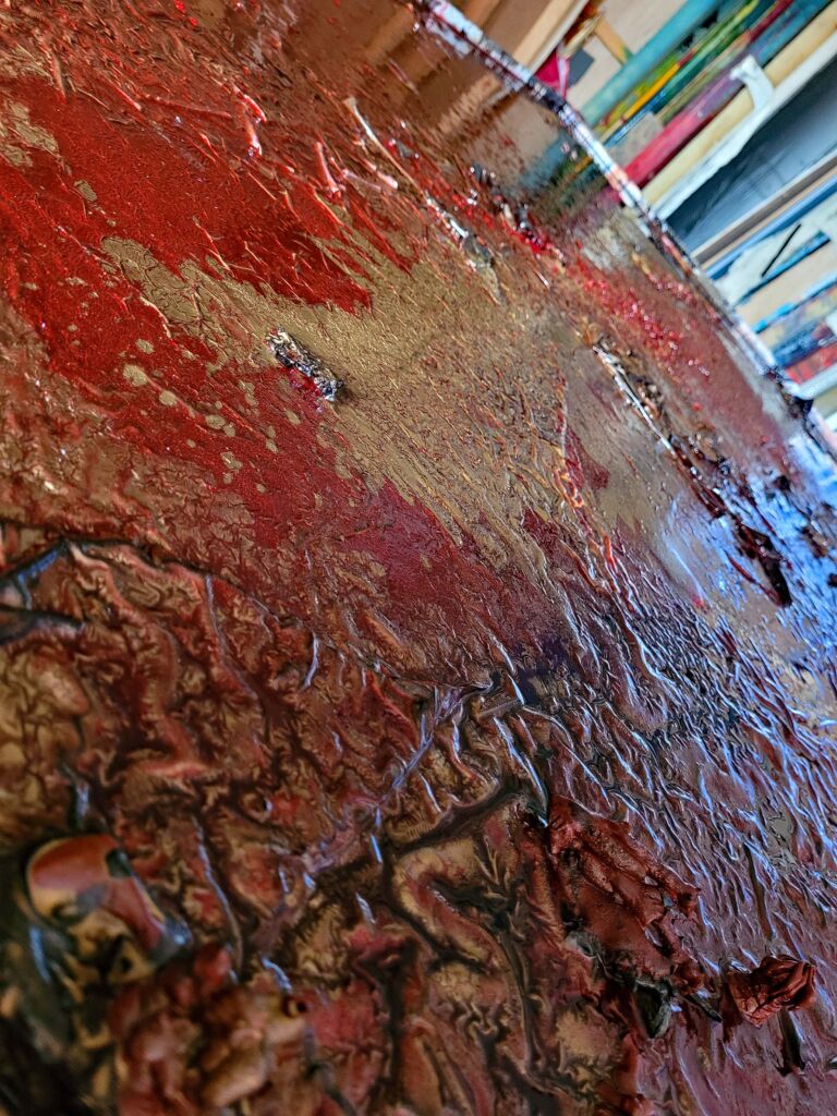 Summer paintings 2026: July. Mixed media on canvas. Summer paintings 2026: July. Mixed media on canvas.