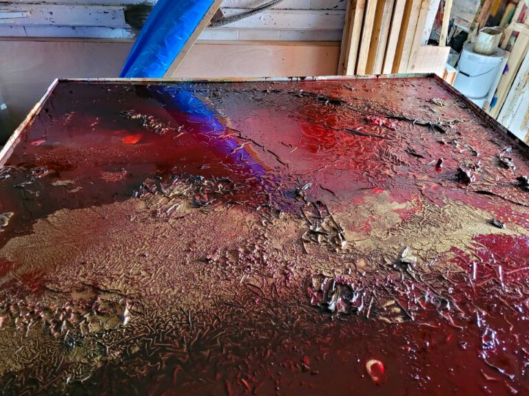 Summer paintings 2026: July. Mixed media on canvas. Summer paintings 2026: July. Mixed media on canvas.