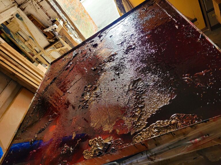Summer paintings 2026: July. Mixed media on canvas. Summer paintings 2026: July. Mixed media on canvas.