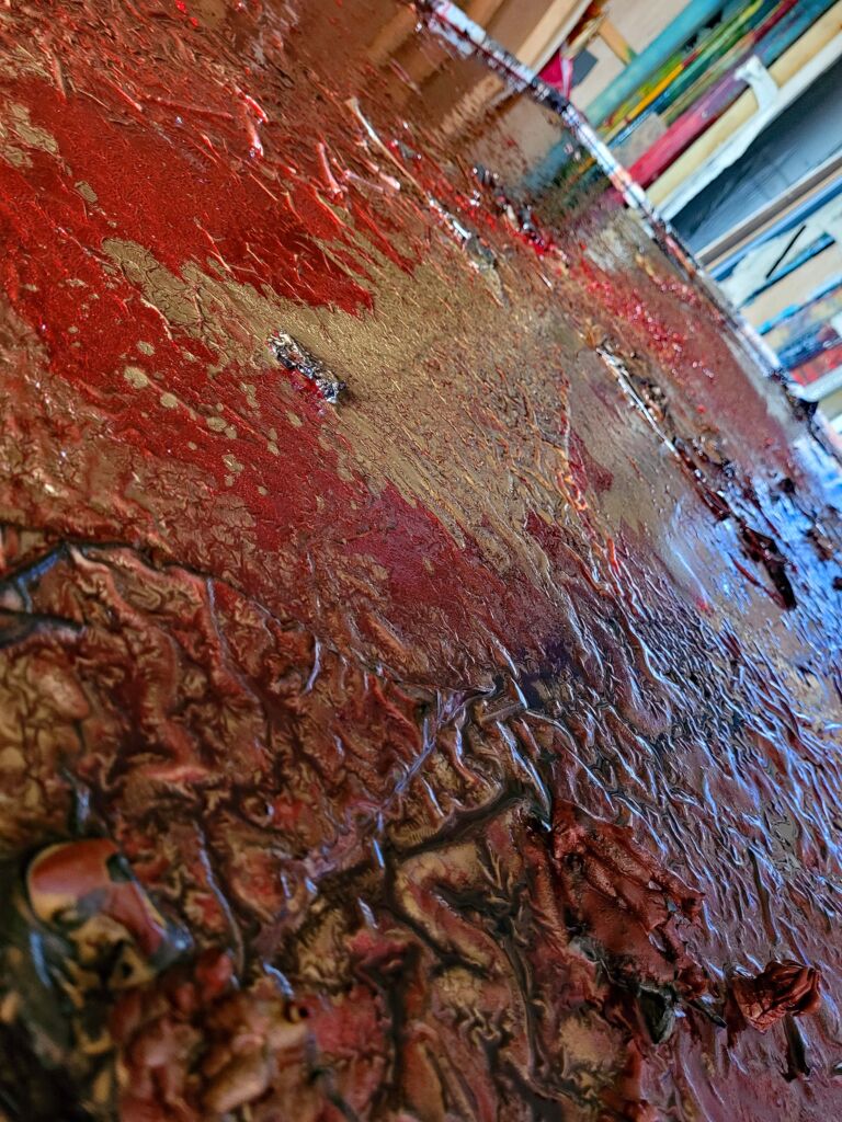 Summer paintings 2026: July. Mixed media on canvas. Summer paintings 2026: July. Mixed media on canvas.