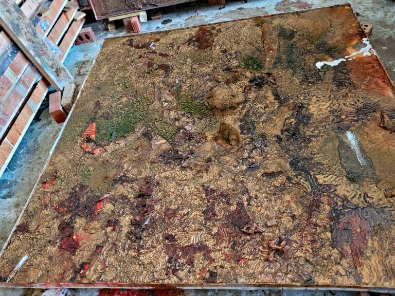 Summer paintings 2026: July. Mixed media on canvas. Summer paintings 2026: July. Mixed media on canvas.
