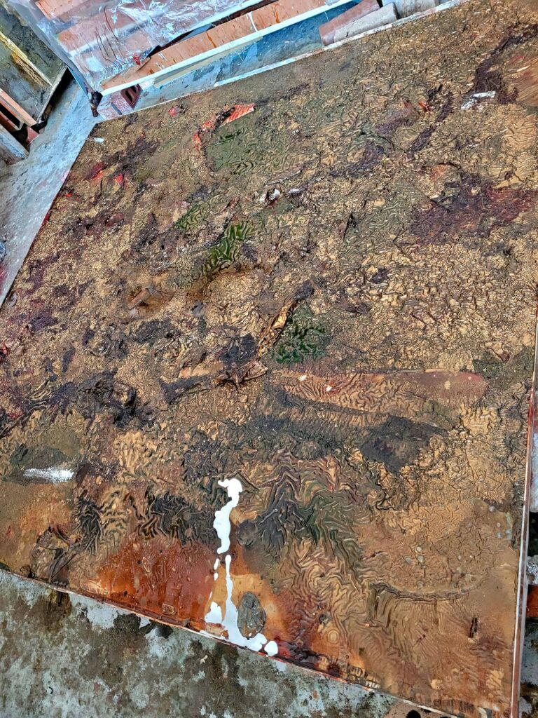 Summer paintings 2026: July. Mixed media on canvas. Summer paintings 2026: July. Mixed media on canvas.