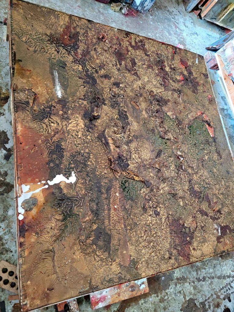 Summer paintings 2026: July. Mixed media on canvas. Summer paintings 2026: July. Mixed media on canvas.