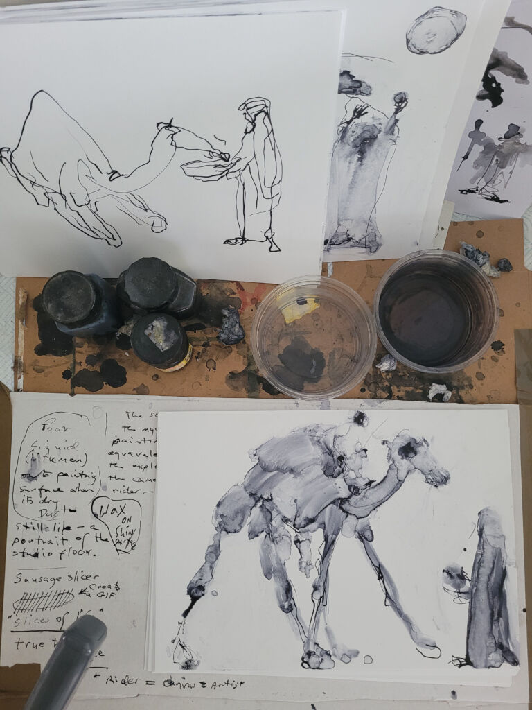 Into the Sun: a series of ink drawings on 300 gsm paper Into the Sun: a series of ink drawings on 300 gsm paper