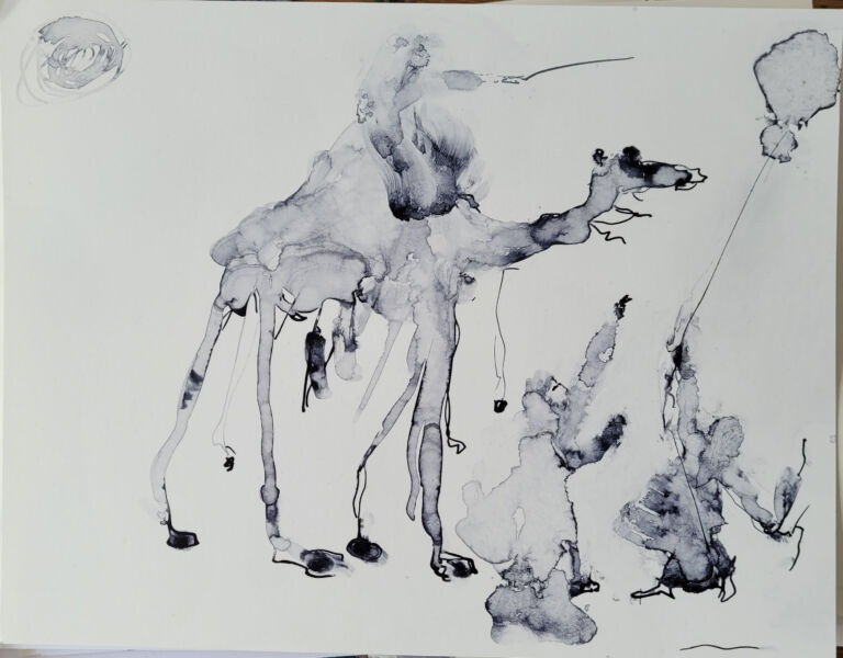Into the Sun: a series of ink drawings on 300 gsm paper Into the Sun: a series of ink drawings on 300 gsm paper