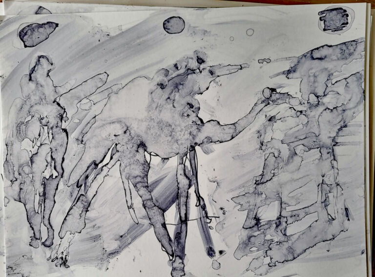 Into the Sun: a series of ink drawings on 300 gsm paper Into the Sun: a series of ink drawings on 300 gsm paper
