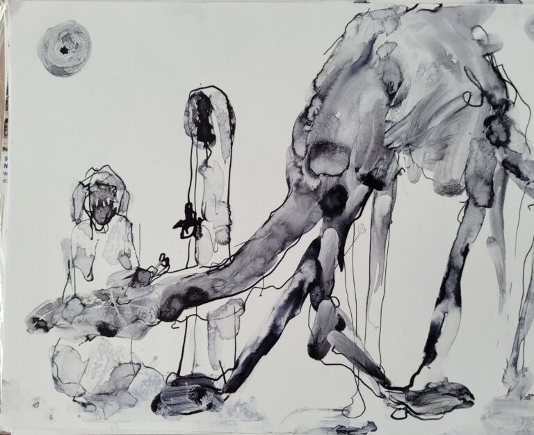Into the Sun: a series of ink drawings on 300 gsm paper Into the Sun: a series of ink drawings on 300 gsm paper