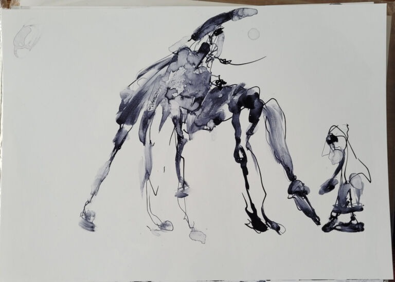 Into the Sun: a series of ink drawings on 300 gsm paper Into the Sun: a series of ink drawings on 300 gsm paper