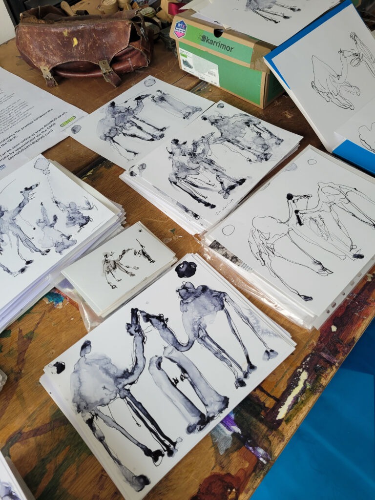Into the Sun: a series of ink drawings on 300 gsm paper Into the Sun: a series of ink drawings on 300 gsm paper