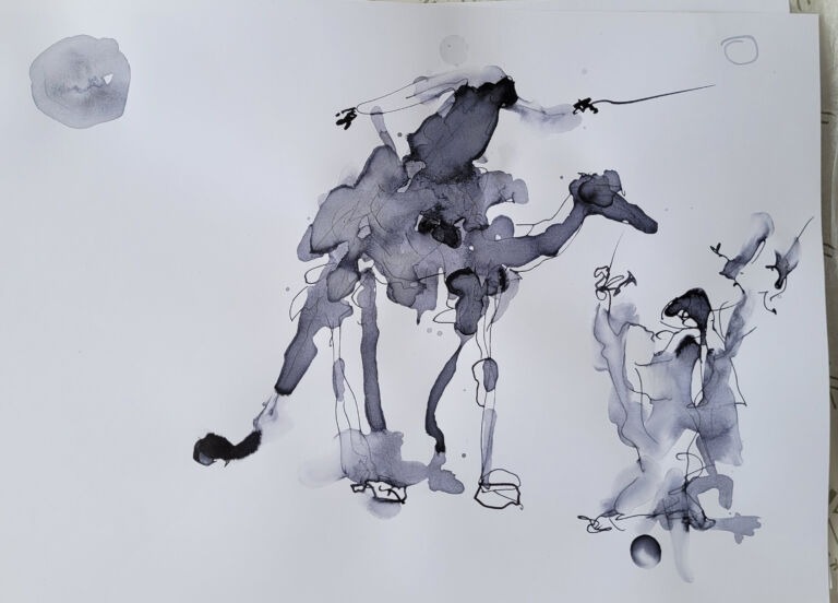 Into the Sun: a series of ink drawings on 300 gsm paper Into the Sun: a series of ink drawings on 300 gsm paper