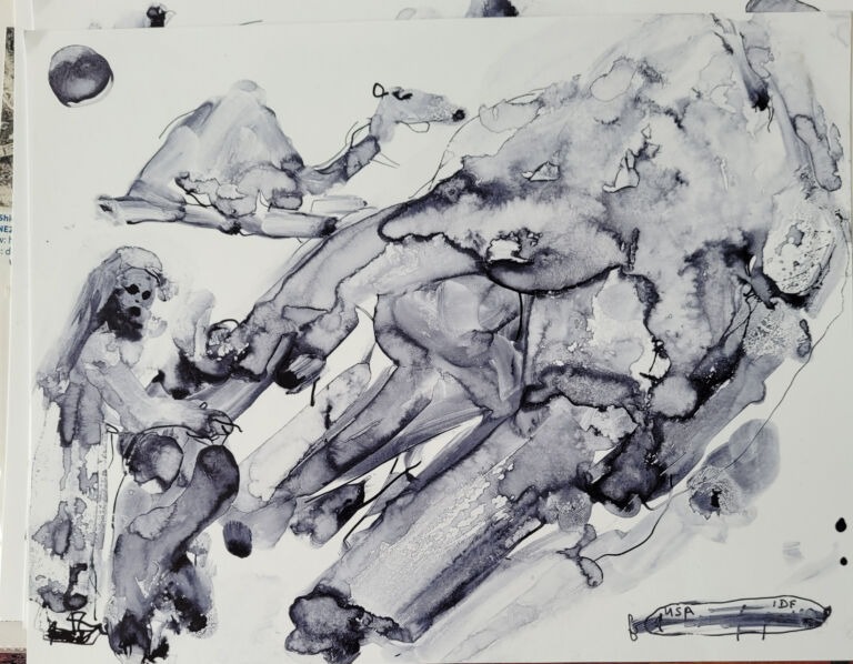 Into the Sun: a series of ink drawings on 300 gsm paper Into the Sun: a series of ink drawings on 300 gsm paper