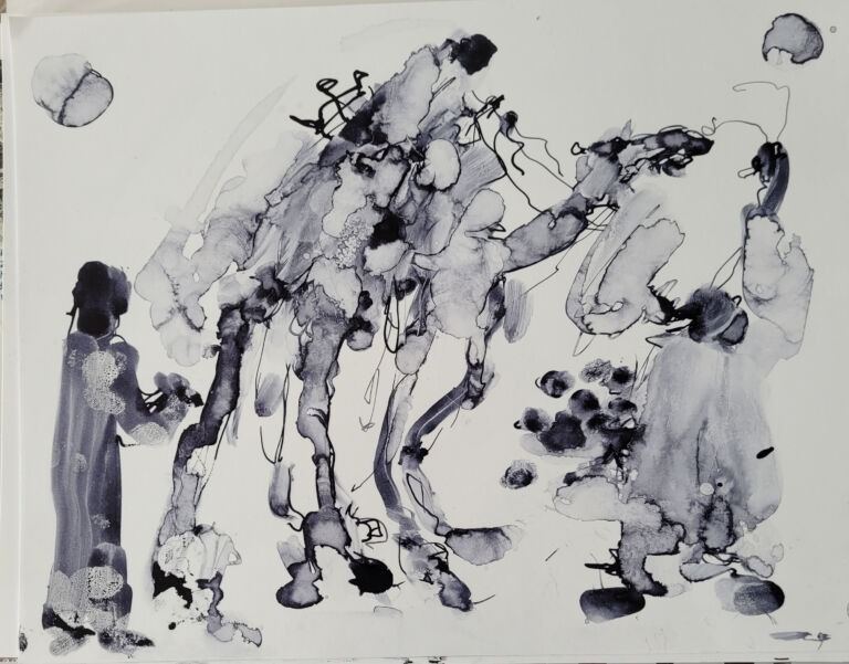 Into the Sun: a series of ink drawings on 300 gsm paper Into the Sun: a series of ink drawings on 300 gsm paper
