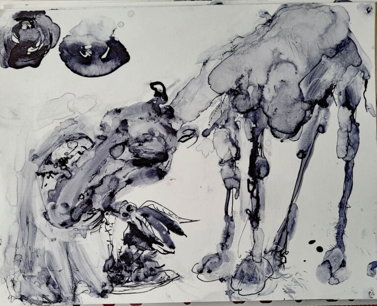 Into the Sun: a series of ink drawings on 300 gsm paper Into the Sun: a series of ink drawings on 300 gsm paper