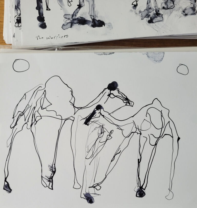 Into the Sun: a series of ink drawings on 300 gsm paper Into the Sun: a series of ink drawings on 300 gsm paper