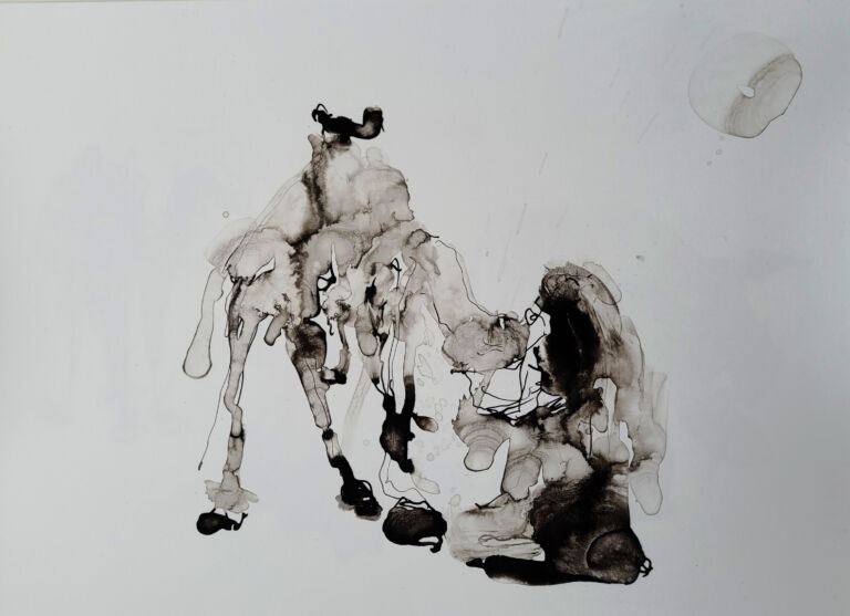 Into the Sun – C.10. Pen and finger ink washes on 300 gsm high-resolution paper. Into the Sun – C.10. Pen and finger ink washes on 300 gsm high-resolution paper.