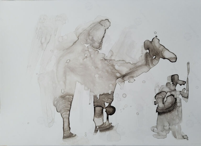 Into the Sun – C.10. Pen and finger ink washes on 300 gsm high-resolution paper. Into the Sun – C.10. Pen and finger ink washes on 300 gsm high-resolution paper.