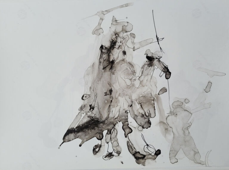 Into the Sun – C.10. Pen and finger ink washes on 300 gsm high-resolution paper. Into the Sun – C.10. Pen and finger ink washes on 300 gsm high-resolution paper.