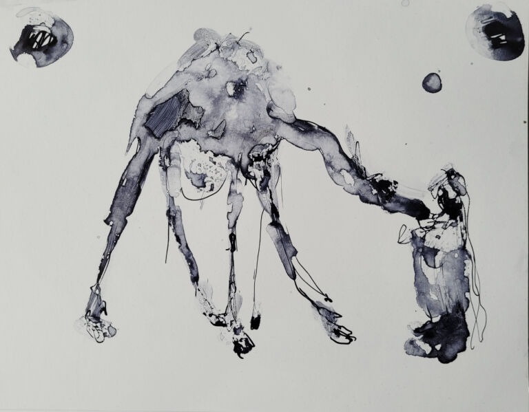 Into the Sun – C.9. Pen and finger ink washes on 300 gsm high-resolution paper. Into the Sun – C.9. Pen and finger ink washes on 300 gsm high-resolution paper.