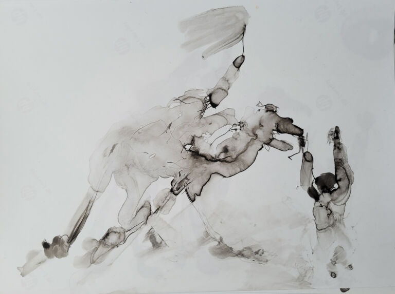 Into the Sun – C.11. Pen and finger ink washes on 300 gsm high-resolution paper. Into the Sun – C.11. Pen and finger ink washes on 300 gsm high-resolution paper.