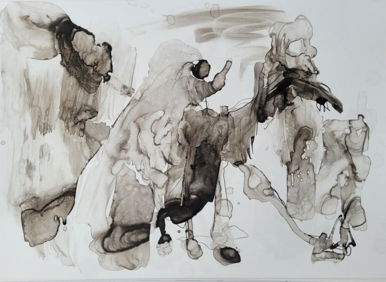Into the Sun – C.11. Pen and finger ink washes on 300 gsm high-resolution paper. Into the Sun – C.11. Pen and finger ink washes on 300 gsm high-resolution paper.