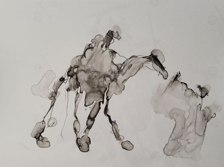 Into the Sun – C.11. Pen and finger ink washes on 300 gsm high-resolution paper. Into the Sun – C.11. Pen and finger ink washes on 300 gsm high-resolution paper.