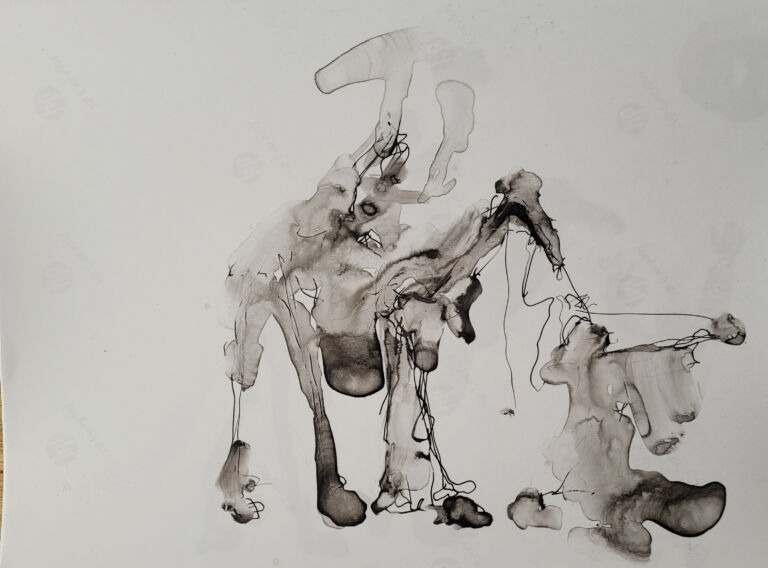 Into the Sun – C.11. Pen and finger ink washes on 300 gsm high-resolution paper. Into the Sun – C.11. Pen and finger ink washes on 300 gsm high-resolution paper.