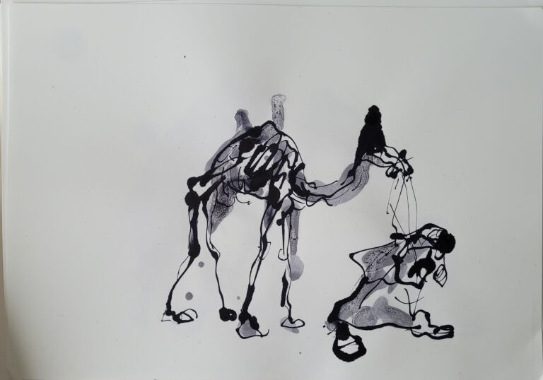 Into the Sun – C.11. Pen and finger ink washes on 300 gsm high-resolution paper. Into the Sun – C.11. Pen and finger ink washes on 300 gsm high-resolution paper.