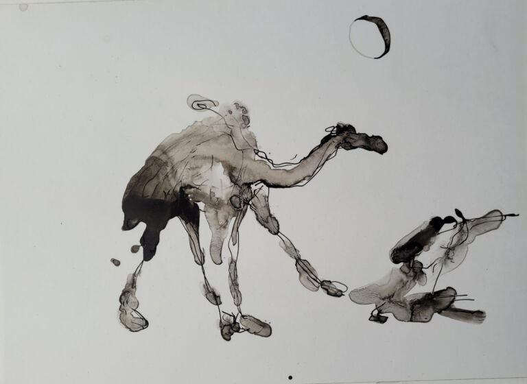 Into the Sun – C.11. Pen and finger ink washes on 300 gsm high-resolution paper. Into the Sun – C.11. Pen and finger ink washes on 300 gsm high-resolution paper.