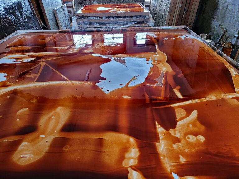 Autumn and Winter 2026: Installation view. Multimedia on canvas.
