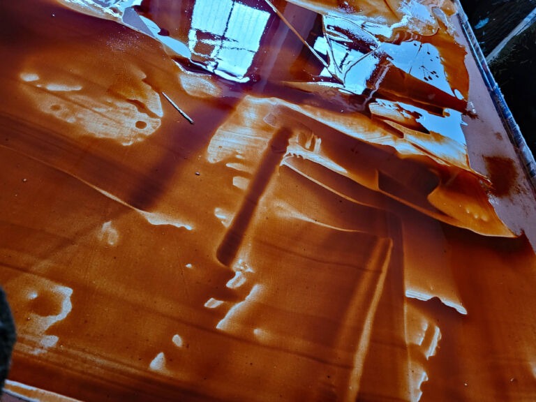 Autumn and Winter 2026: Installation view. Multimedia on canvas.