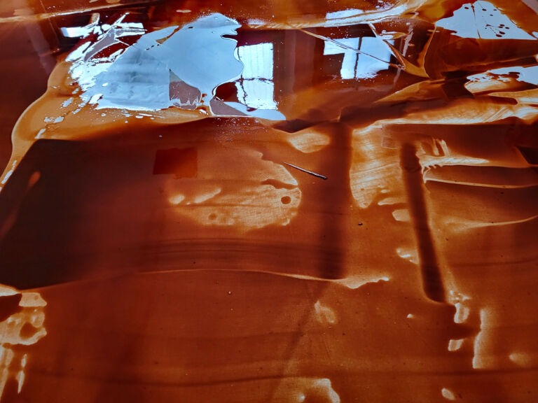 Autumn and Winter 2026: Installation view. Multimedia on canvas.